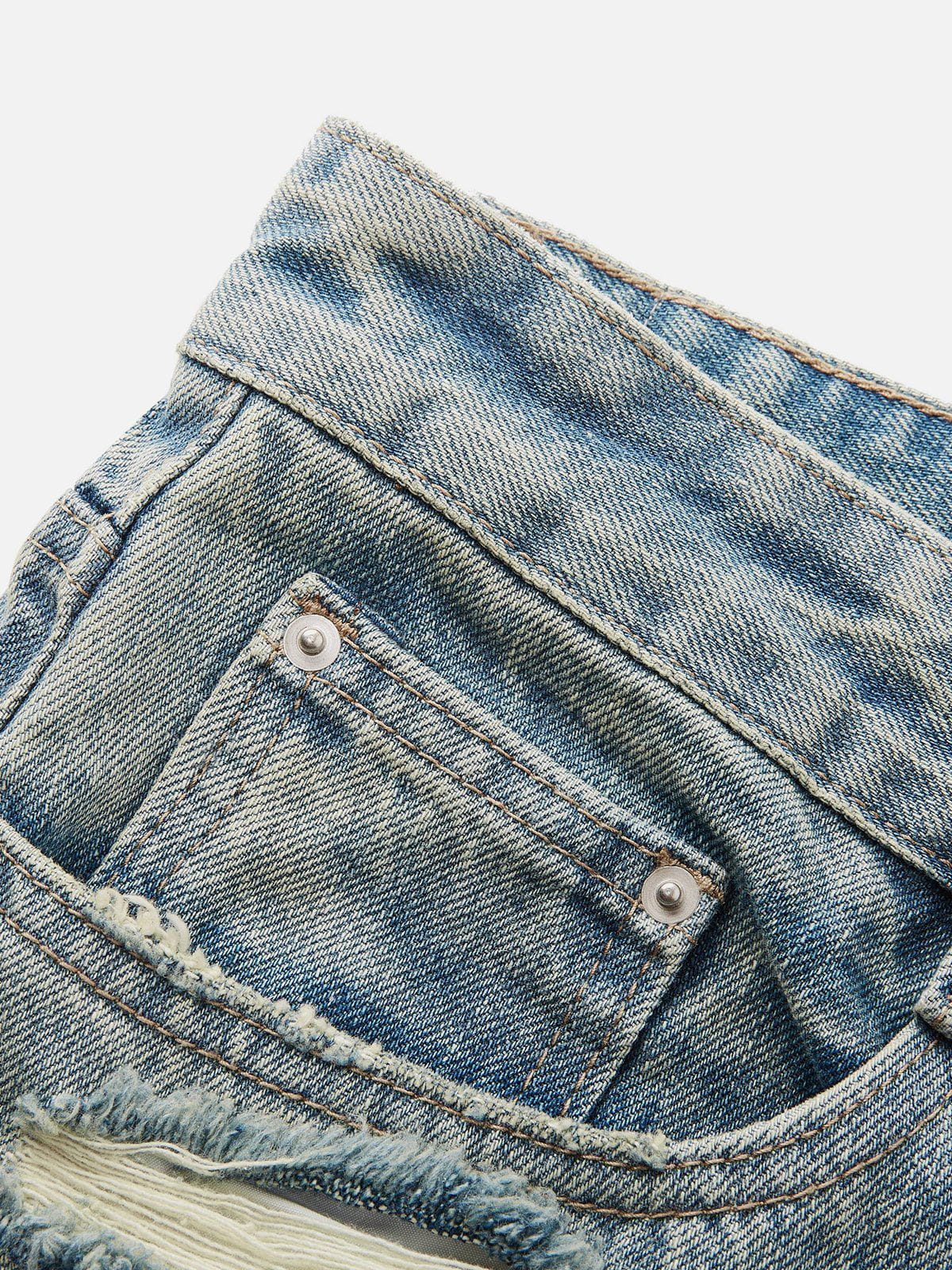 Aelfric Eden Fringe Distressed Jeans