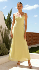 Margo Midi Dress - Lime