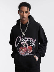 Aelfric Eden Cherry Print Hoodie