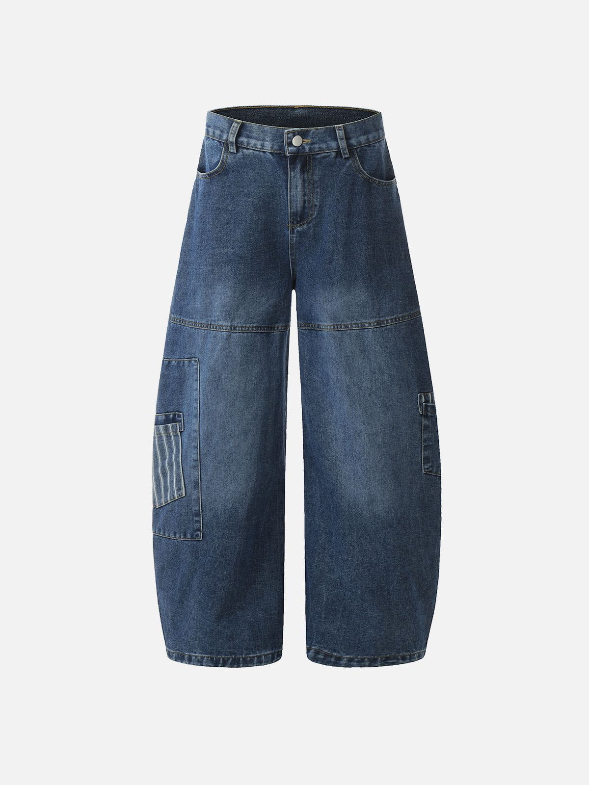Aelfric Eden Multi Pocket Loose Barrel Jeans