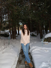 Aelfric Eden Cozy Off-The-Shoulder Sweater