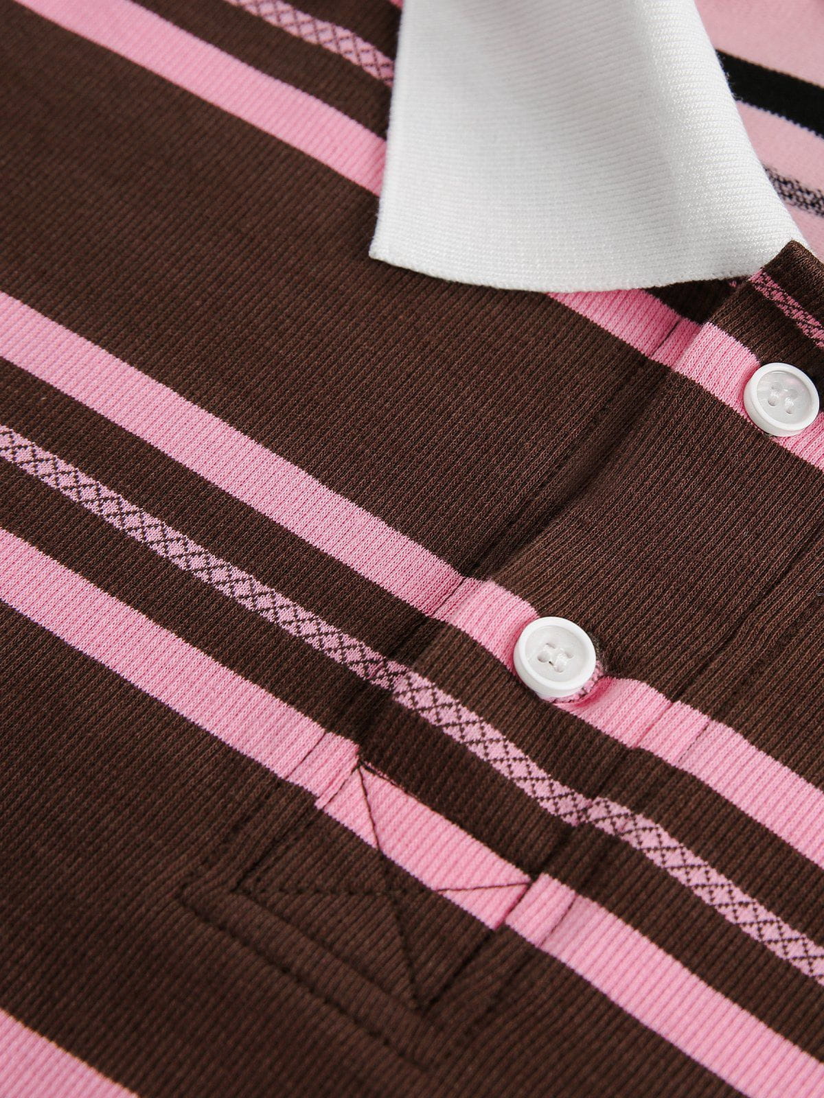Aelfric Eden Vintage Stripe Polo Tee