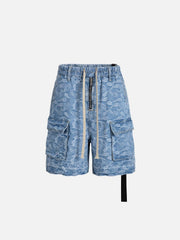 Aelfric Eden Bandana Jacquard Washed Jorts