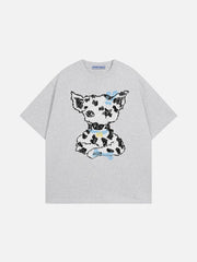 Aelfric Eden Line Graffiti Dalmatian Tee