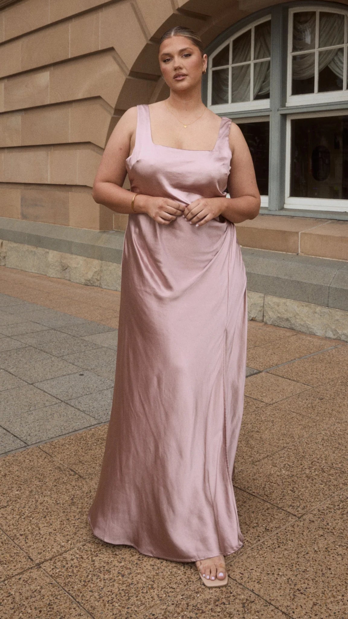 Alaria Maxi Dress - Dusty Pink