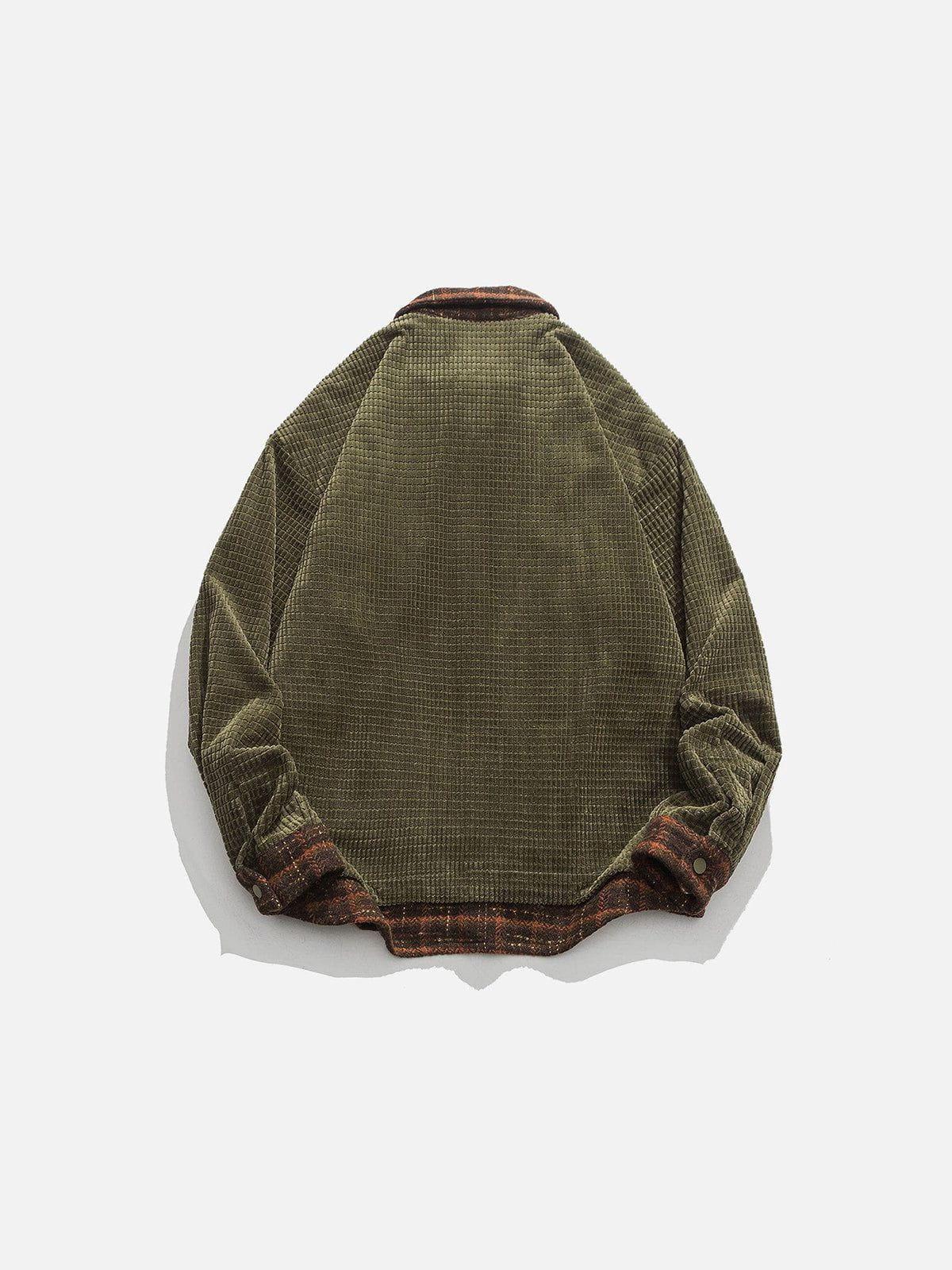 Aelfric Eden Corduroy Plaid Fake Two Jacket