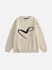 Aelfric Eden Line Heart Graphic Sweater