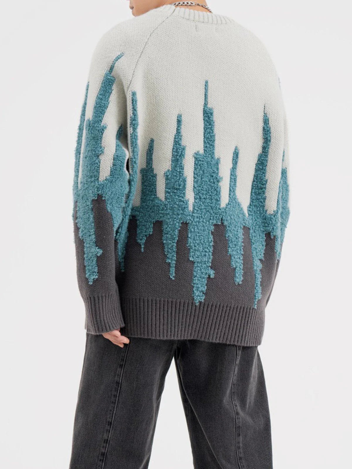 Aelfric Eden Vintage Gradient Patchwork Sweater