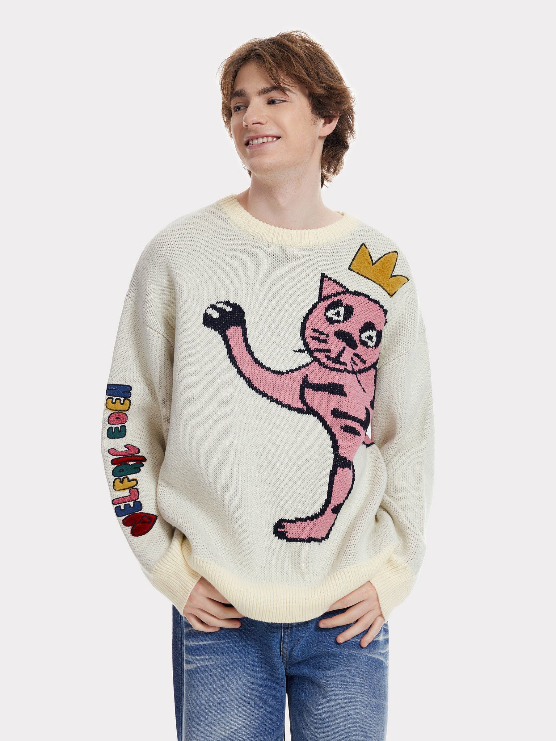 Aelfric Eden Jacquard Cat Sweater @iggybellyy