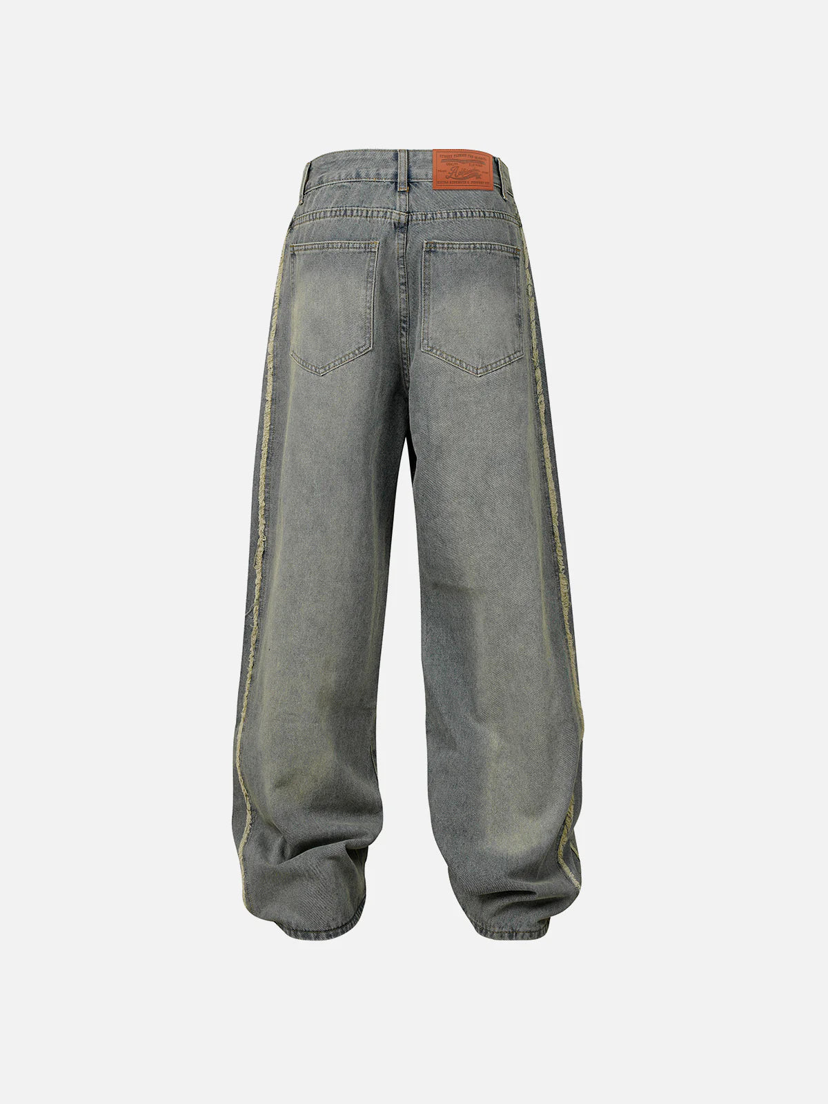 Aelfric Eden Fringe Distressed Washed Jeans