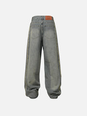 Aelfric Eden Fringe Distressed Washed Jeans
