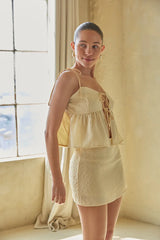 Talia Textured Mini Skirt