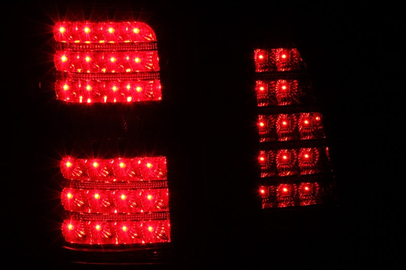 ANZO 2003-2006 Lincoln Navigator LED Taillights Black 4pc - 311097