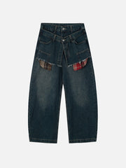 Aelfric Eden Double Waist Washed Barrel Jeans
