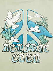 Aelfric Eden Peace Pigeon Print Tee
