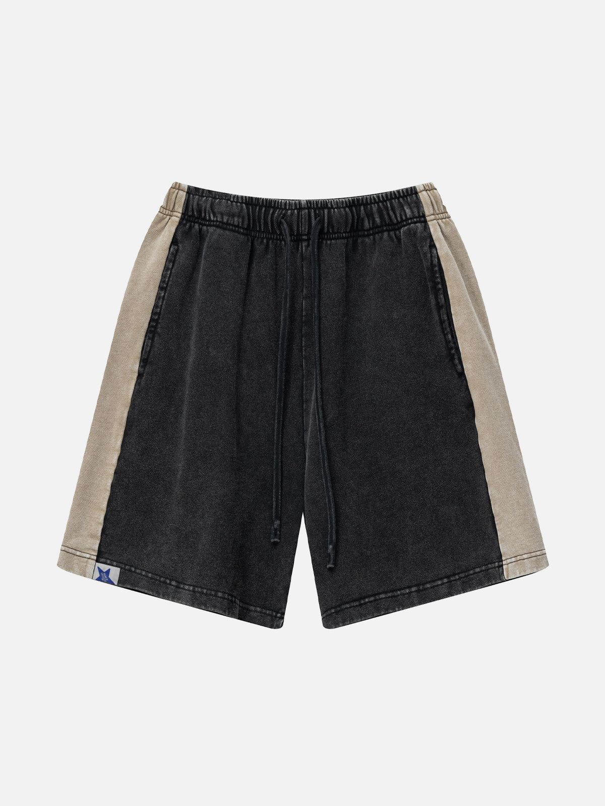 Aelfric Eden Color Blocking Washed Shorts