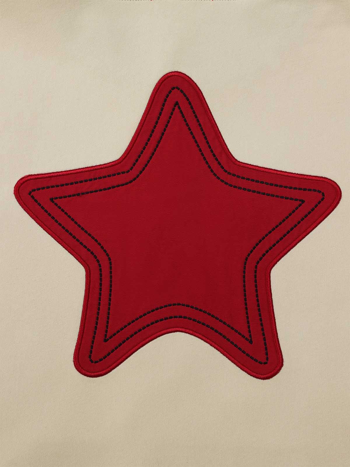 Aelfric Eden Star Applique Embroidery Pullover Hoodie