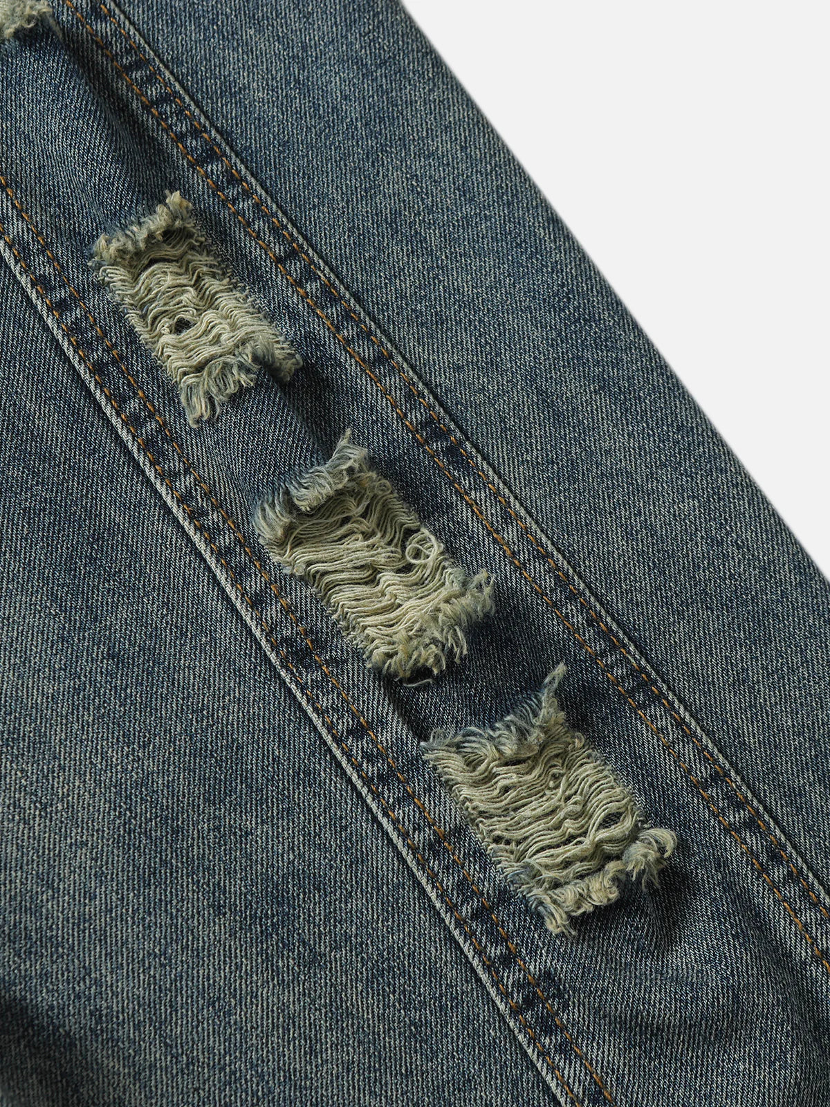 Aelfric Eden Washed Distressed Loose Jeans