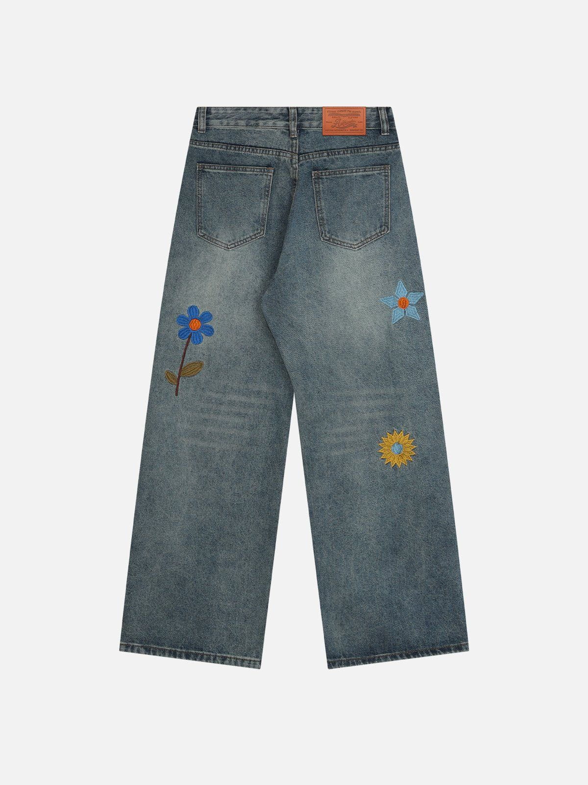Aelfric Eden Flower Embroidery Jeans