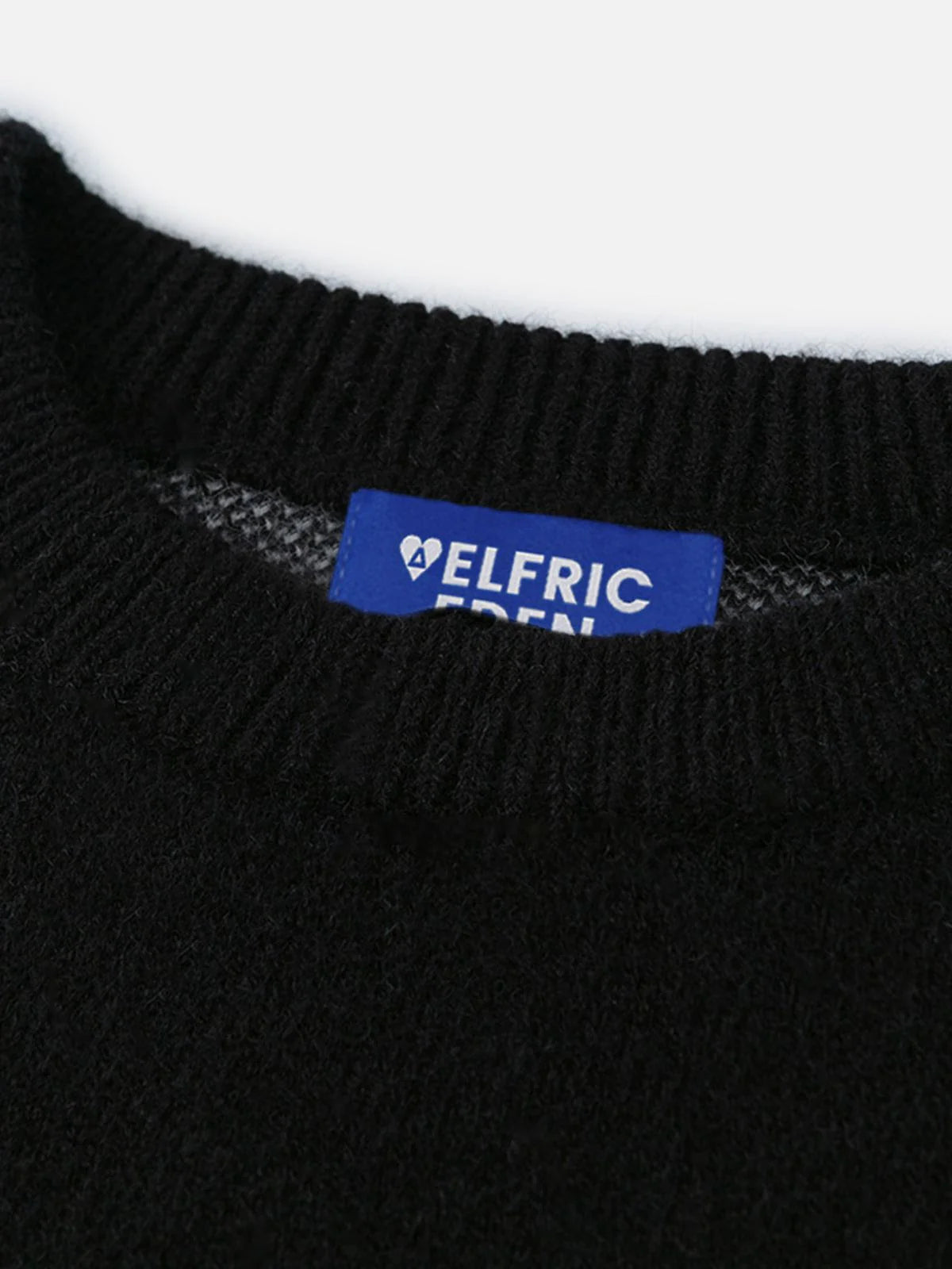 Aelfric Eden Fringe Letter Jacquard Sweater