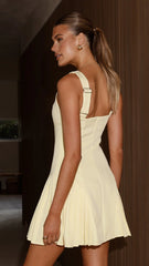Yesim Mini Dress - Yellow