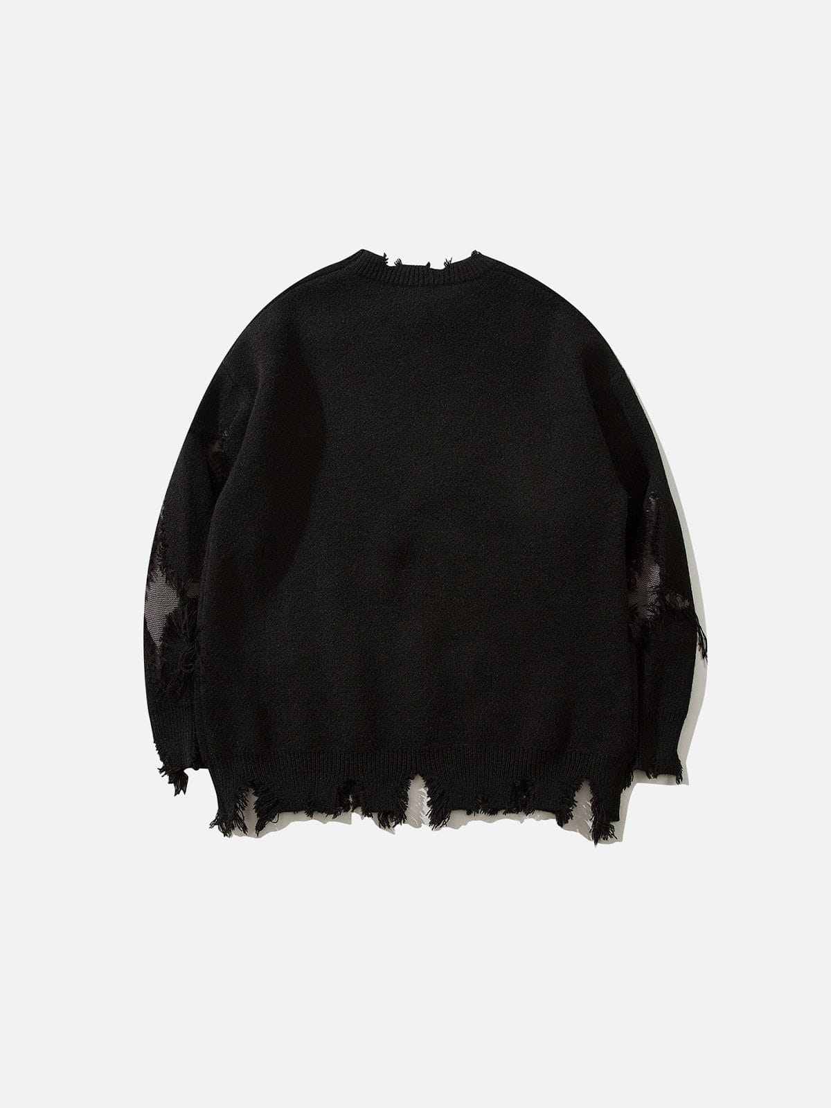 Aelfric Eden Distressed Skull Sweater