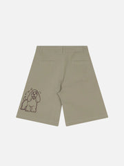 Aelfric Eden Puppy Graphic Shorts