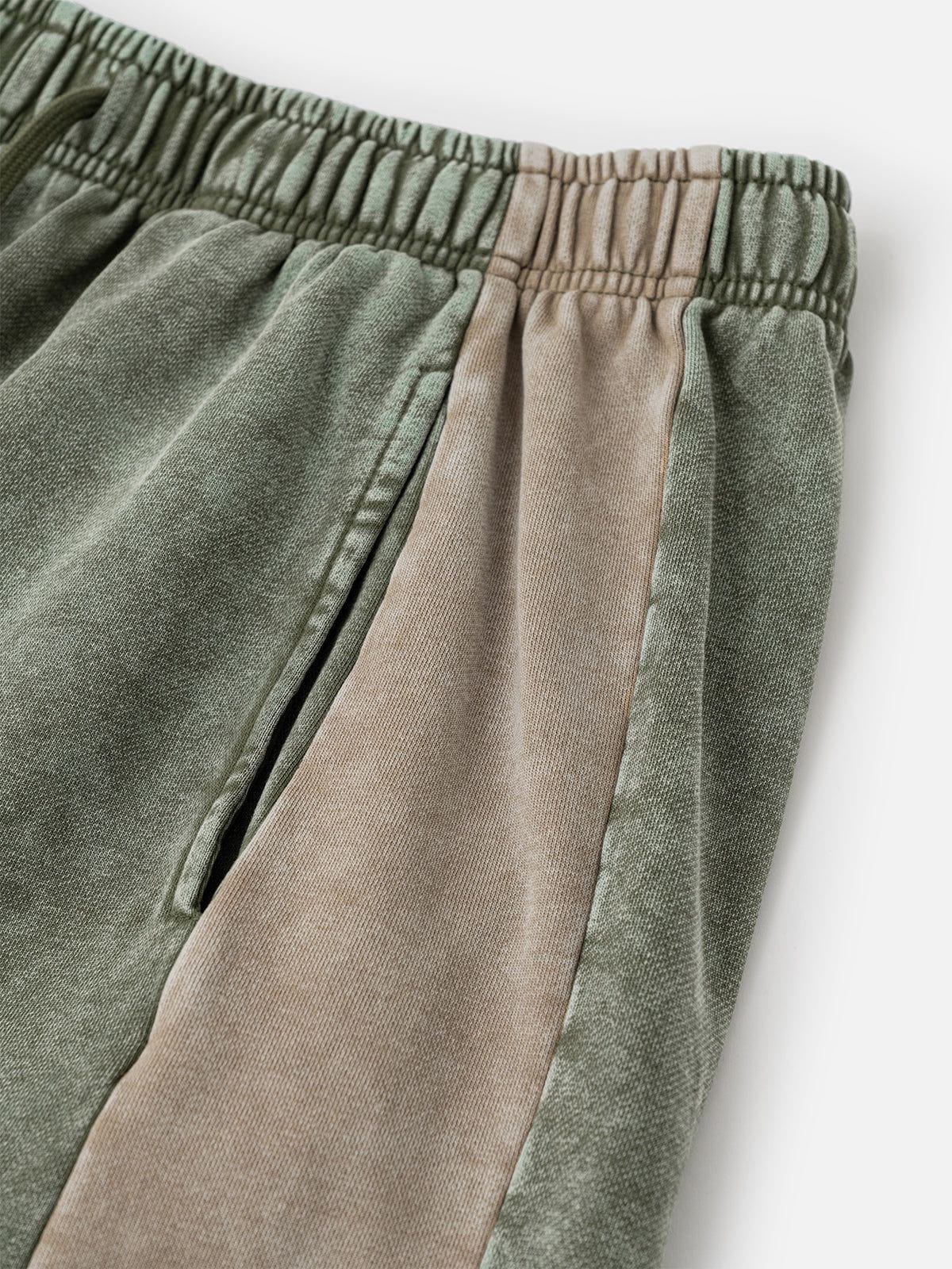 Aelfric Eden Color Blocking Washed Shorts