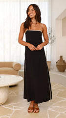 Aisha Maxi Dress - Black