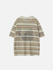 Aelfric Eden Fair Isle Open Knit Tee