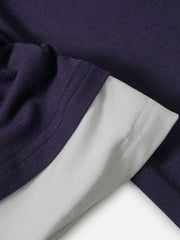 Aelfric Eden Patchwork Two Layer Long Sleeve Tee