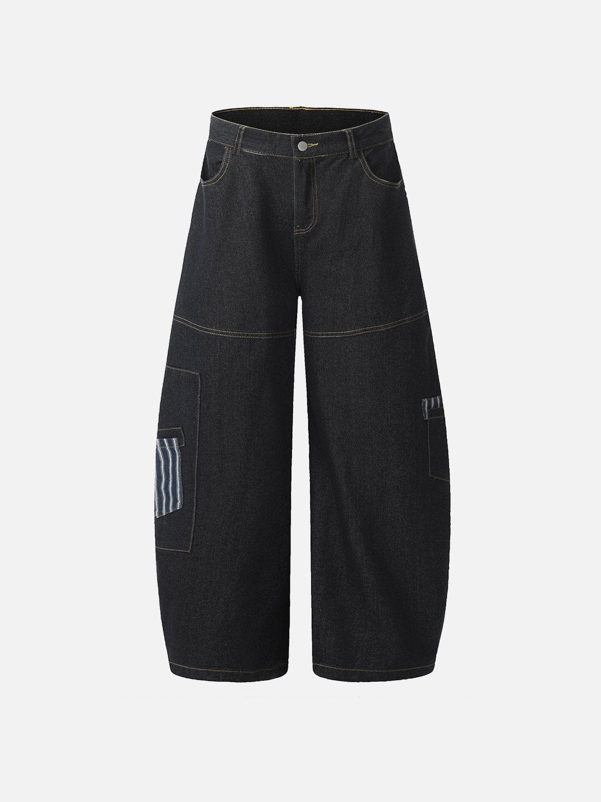 Aelfric Eden Multi Pocket Loose Barrel Jeans