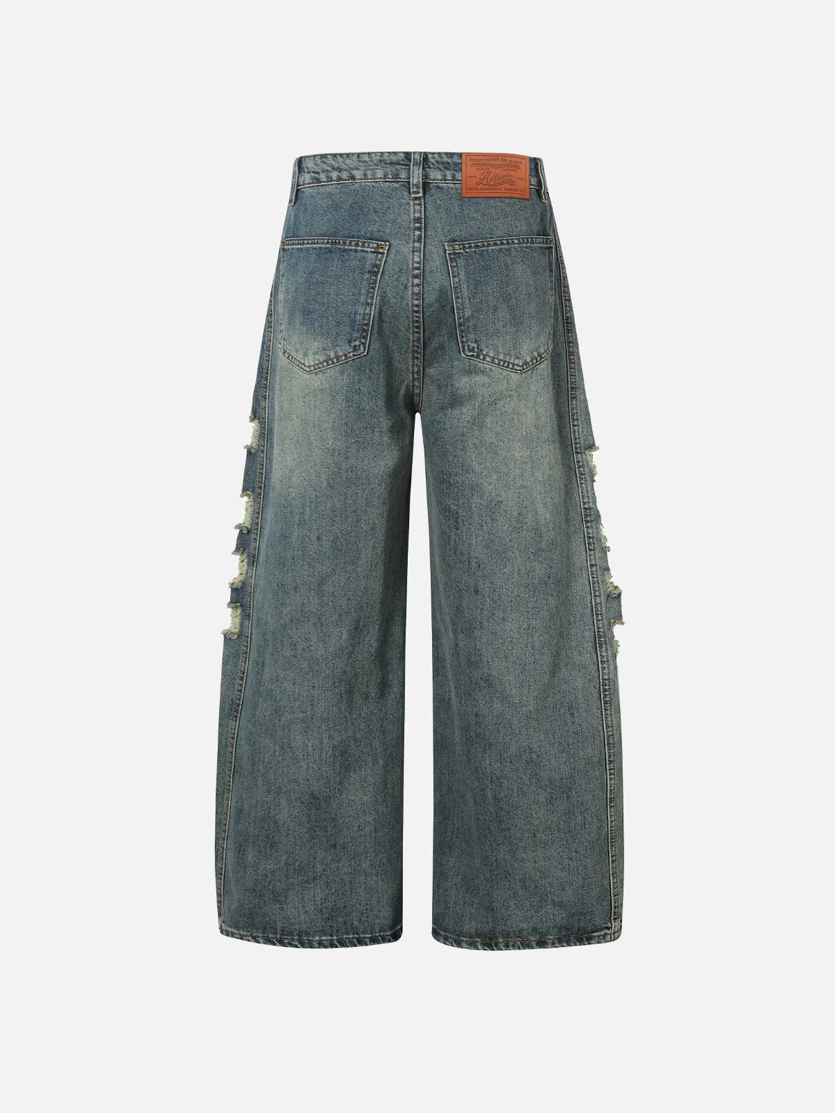 Aelfric Eden Washed Distressed Loose Jeans
