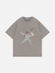 Aelfric Eden Starfish Print Washed Tee