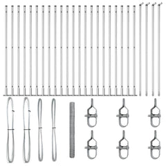 Hexagon Fence 1.4x50 m Galvanised Steel