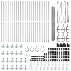 Hexagon Fence 1.4x50 m Galvanised Steel