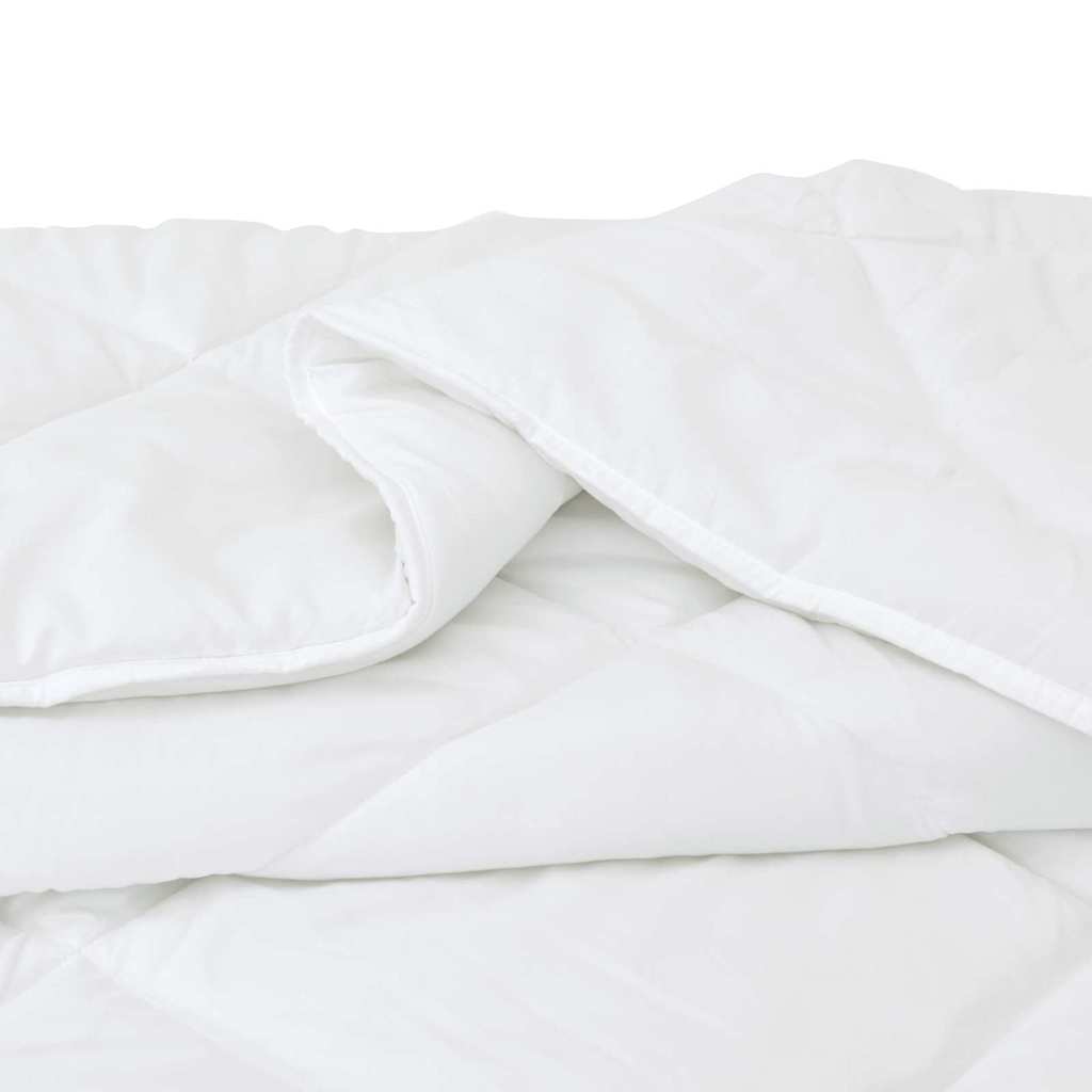 Duvet with Pillow White 155 x 200 cm Microfibre