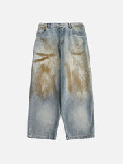 Aelfric Eden Dirt Color Washed Baggy Jeans