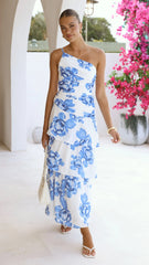 Nalani Maxi Dress - Blue Floral