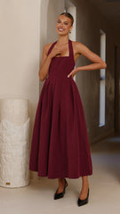 Kristen Maxi Dress - Wine