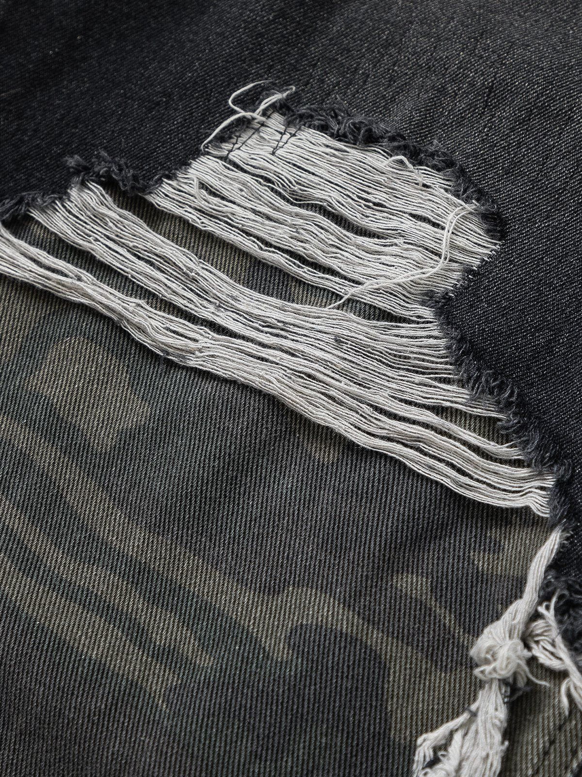 Aelfric Eden Camouflage Distressed Jeans