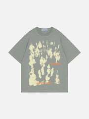 Aelfric Eden Character Inkjet Graffiti Print Tee