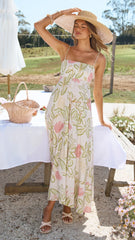 Kaethe Maxi Dress - Primavera Print