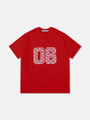 Aelfric Eden Lace Number Embroidery Tee