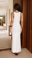 Milli Maxi Dress - Beige/Black