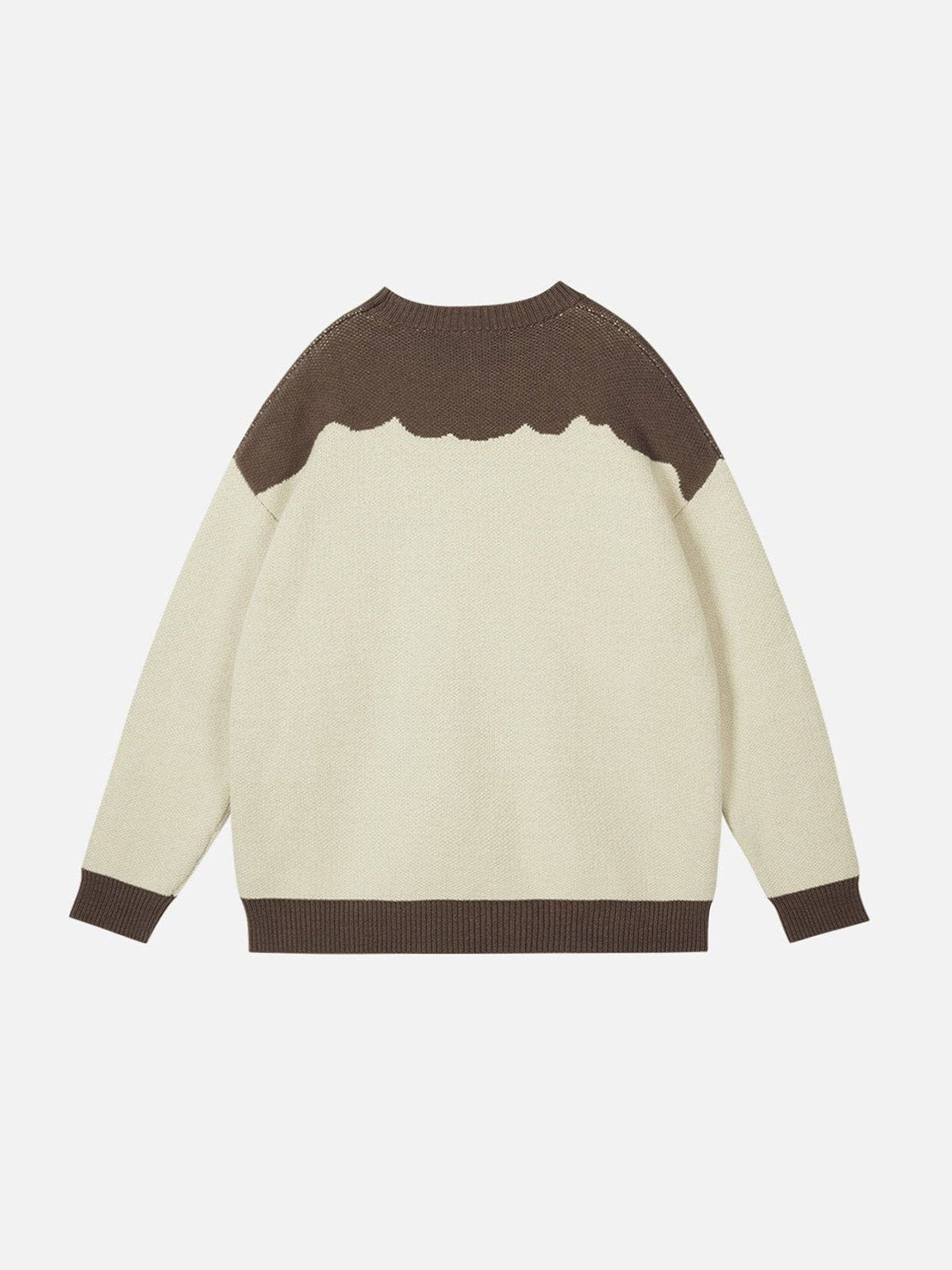 Aelfric Eden Color Blocking Cat Sweater