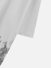 Aelfric Eden Snow Mountain Graffiti Graphic Tee