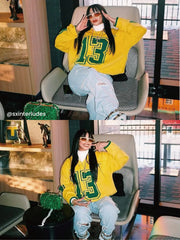 Aelfric Eden Number Graphic Polo Sweater