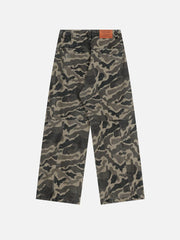 Aelfric Eden Wrinkle Camouflage Loose Jeans