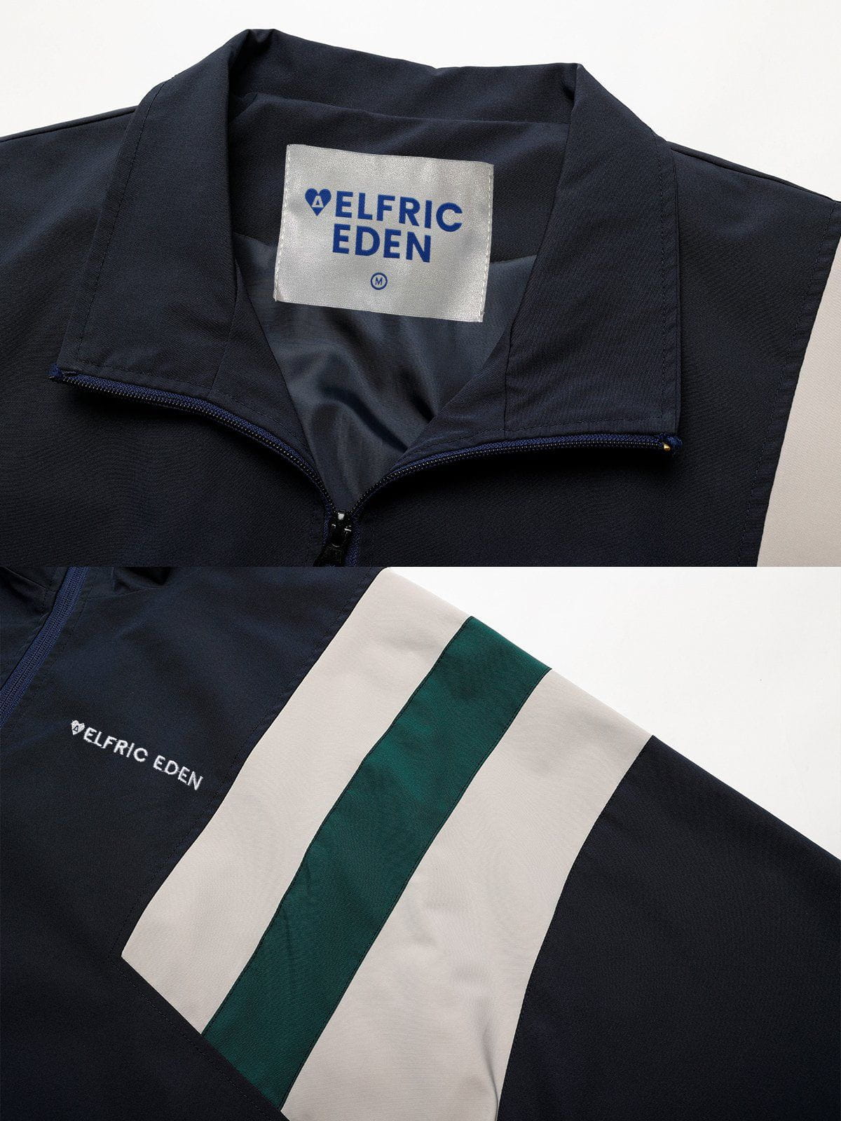 Aelfric Eden Embroidery Stripe Patchwork Jacket